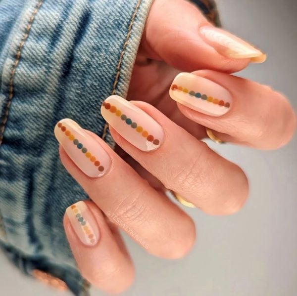 simple fall nail designs