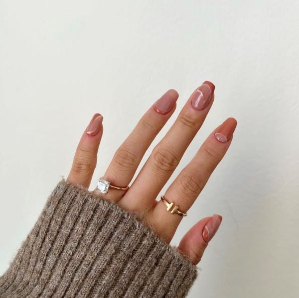 simple fall nails