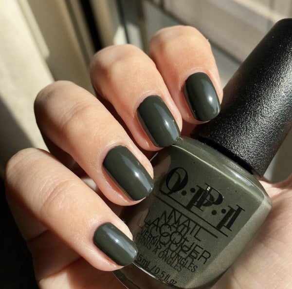 fingernail colors fall green nails
