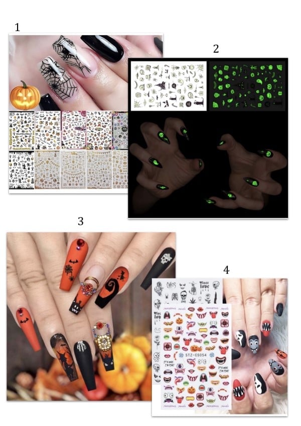 Halloween nail stickers