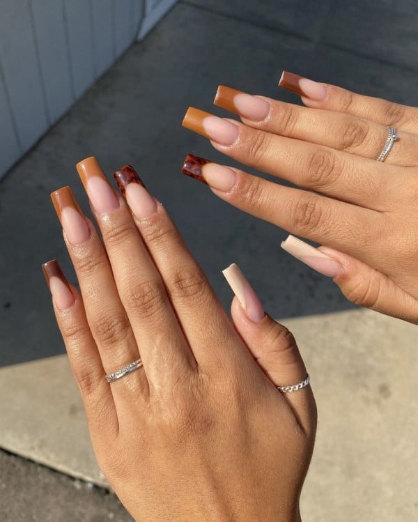 long autumn coffin nails