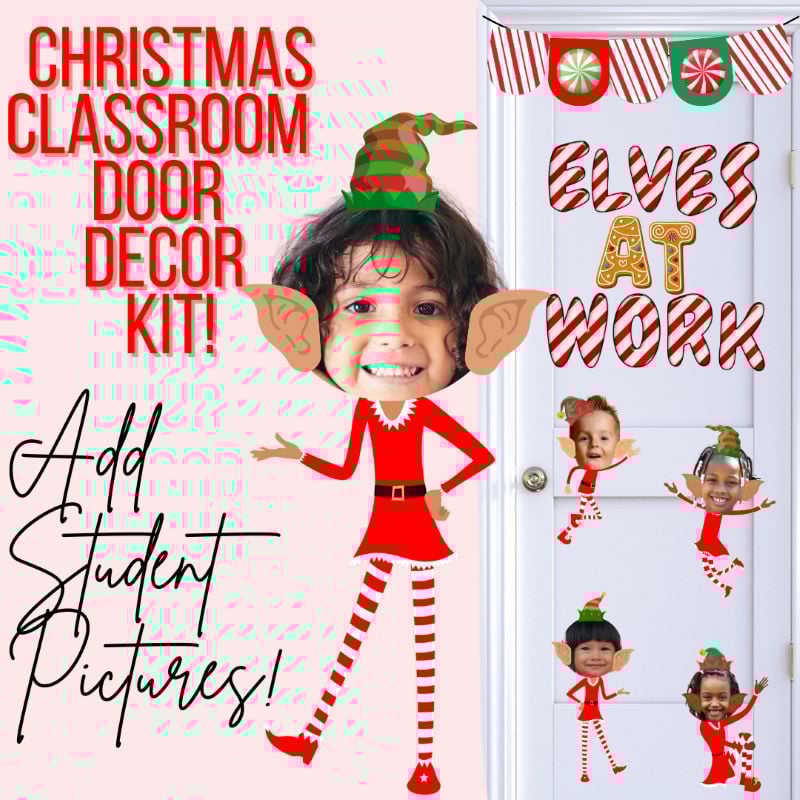 Christmas classroom door idea fun