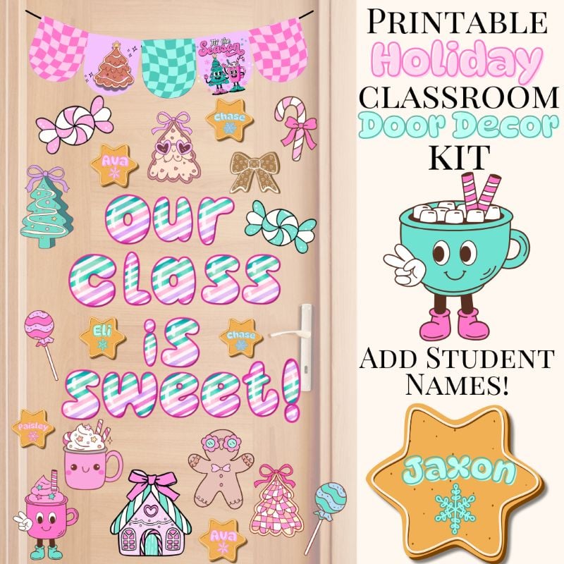 Holiday Classroom Door Decor Kit