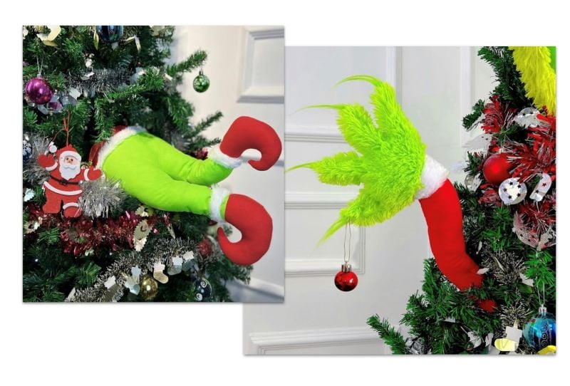 stuffed grinch Christmas decoration