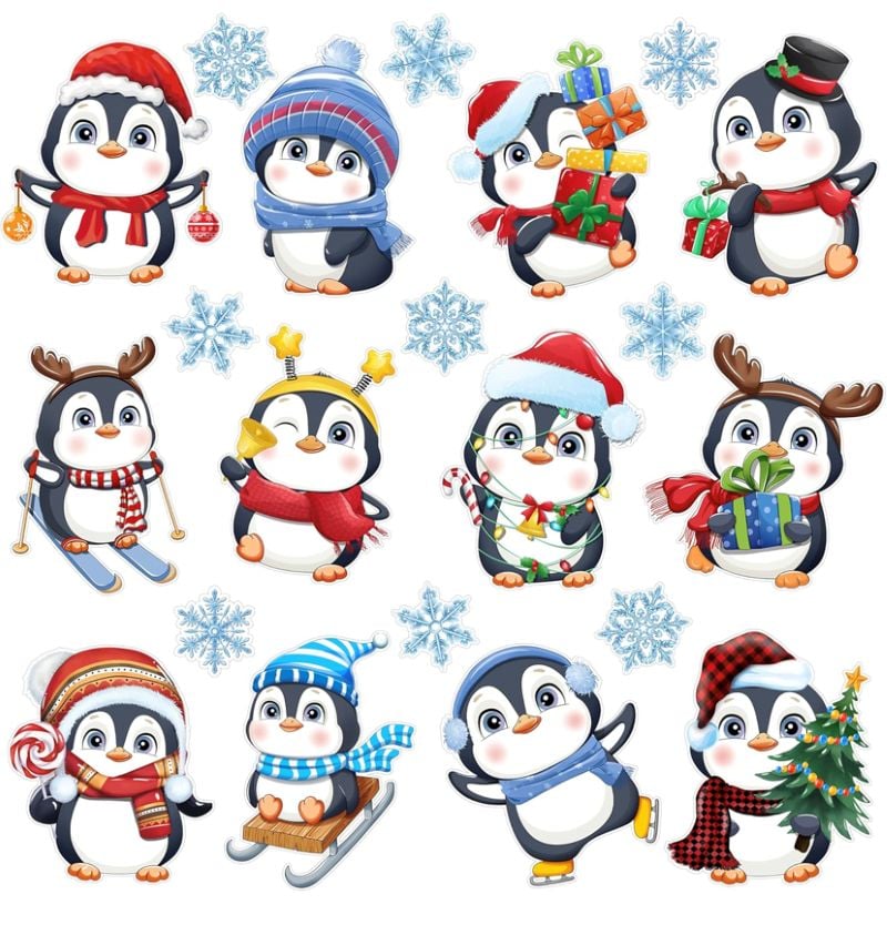 penguin bulletin board cutouts