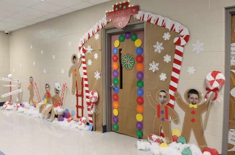 gingerbread classroom door