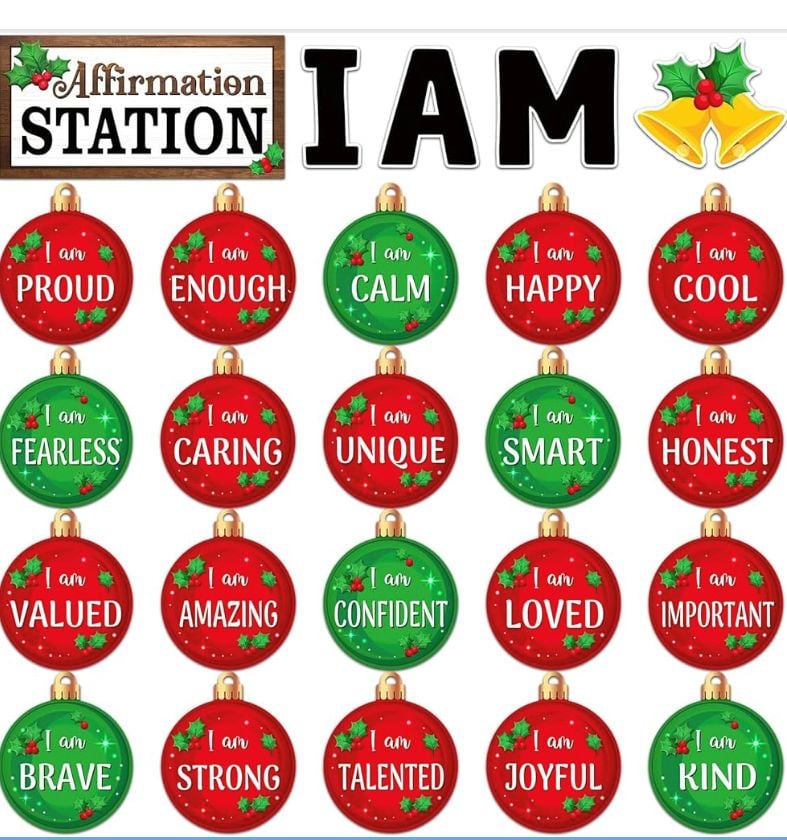 Affirmation Christmas Ornaments
