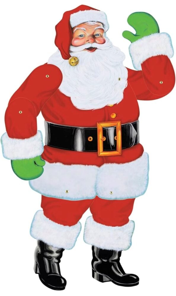large Santa cutout
