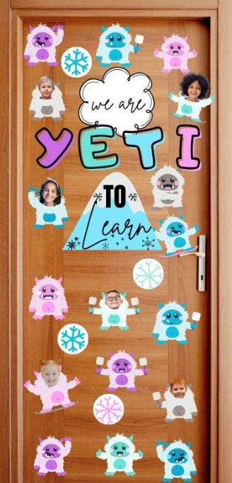 We Are Yeti to Learn Door