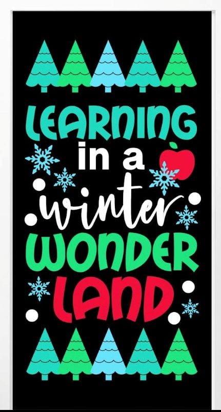 Winter Door Decor Kit