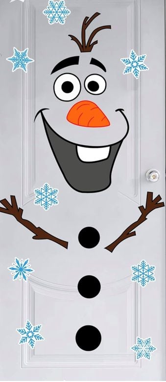 Olaf Door Stickers