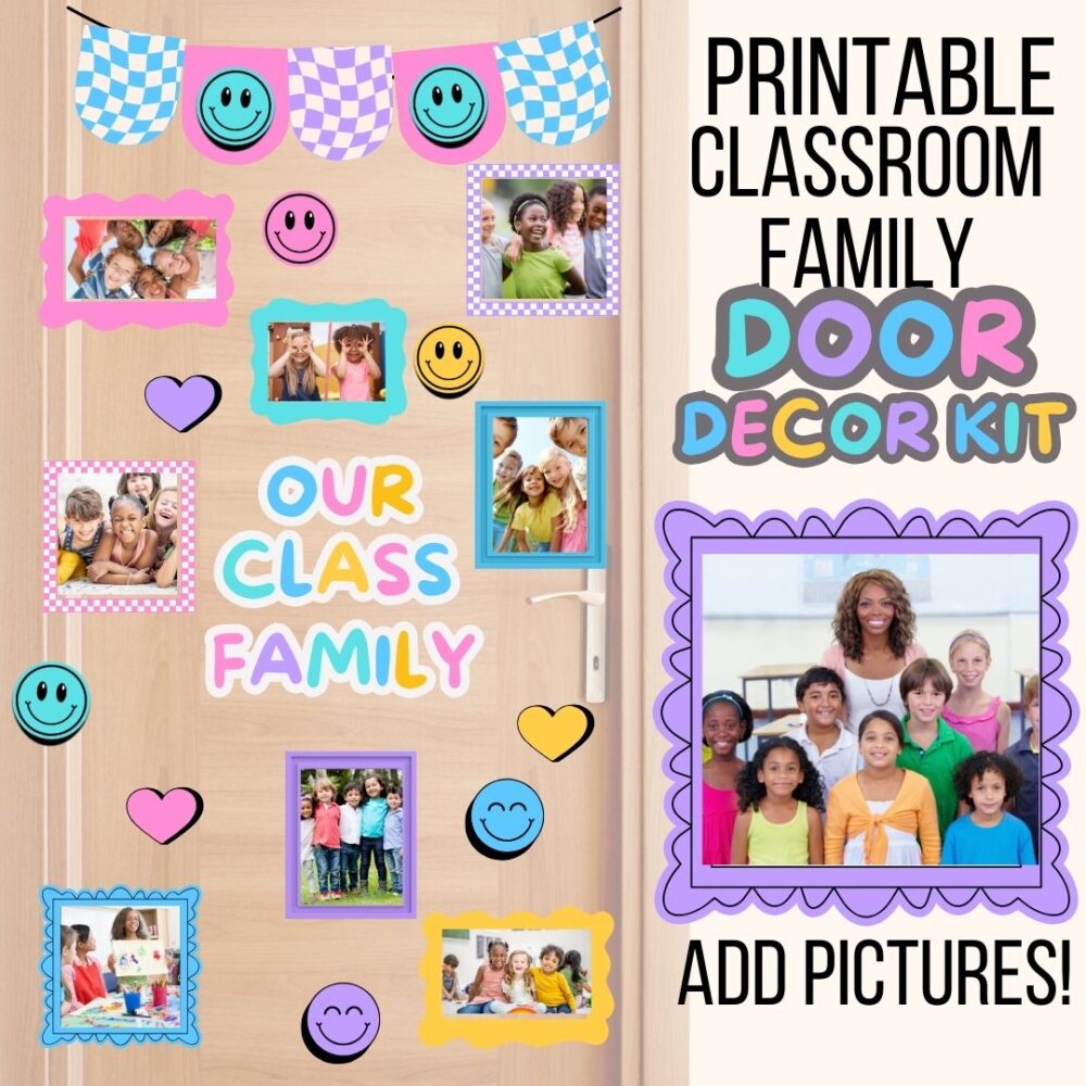 Our Class family door decoration kit