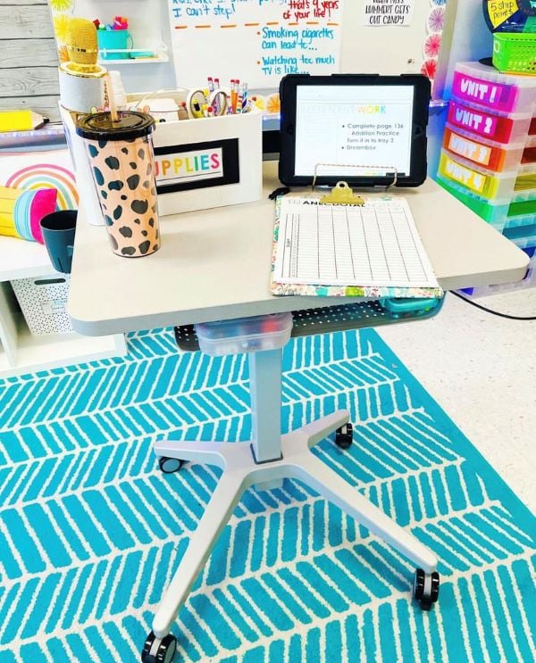 classroom setup ideas teacher workstation