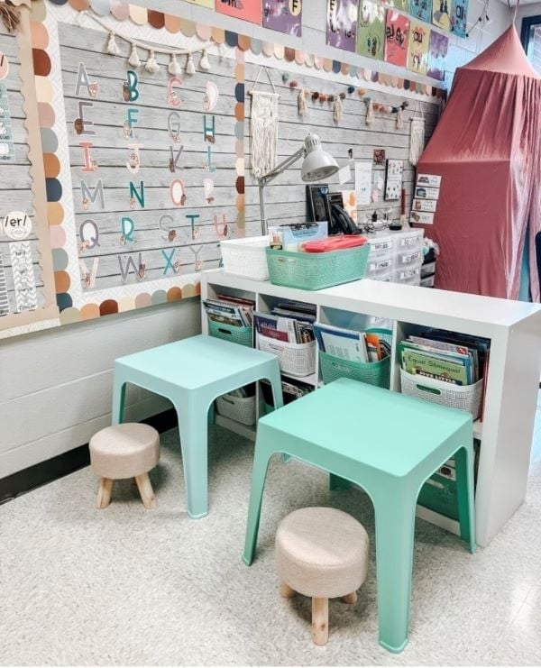 inexpensive idea for classroom setup
