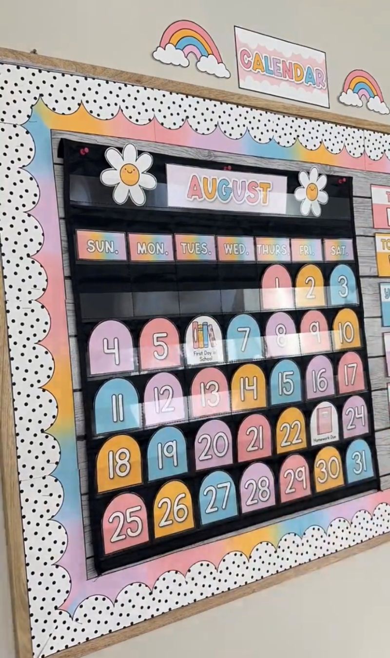 Classroom pocket Calendar