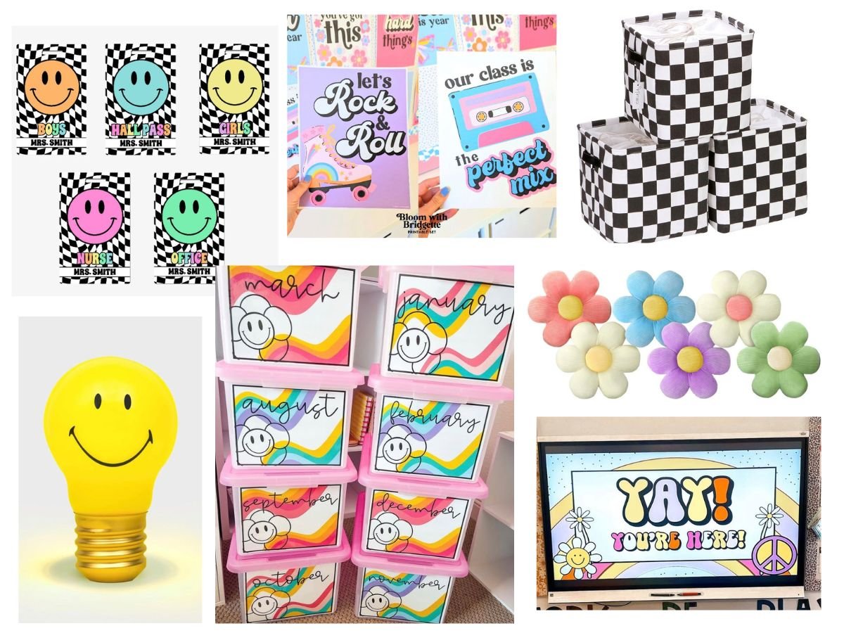 retro classroom theme ideas