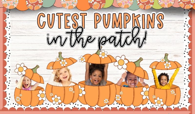 Fall Bulletin Board Student Pictures