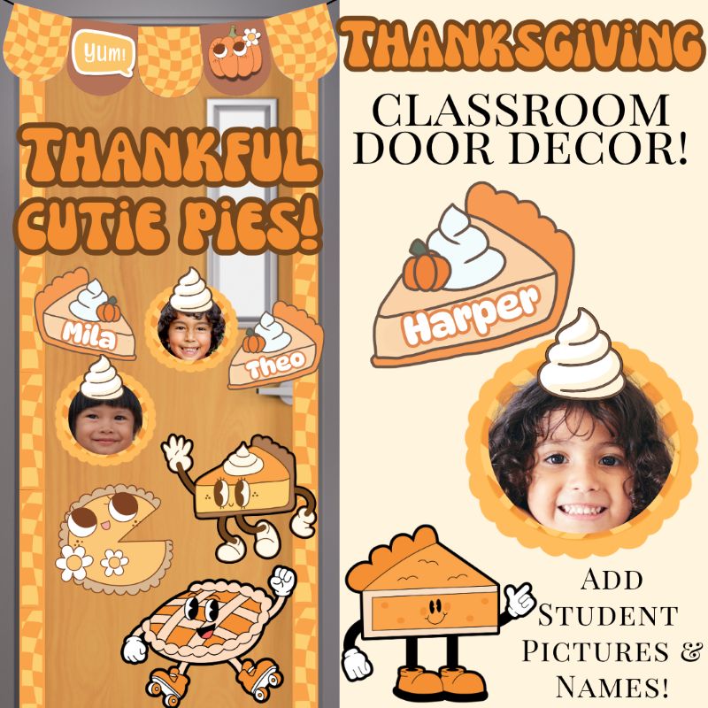 Thanksgiving Classroom door decor