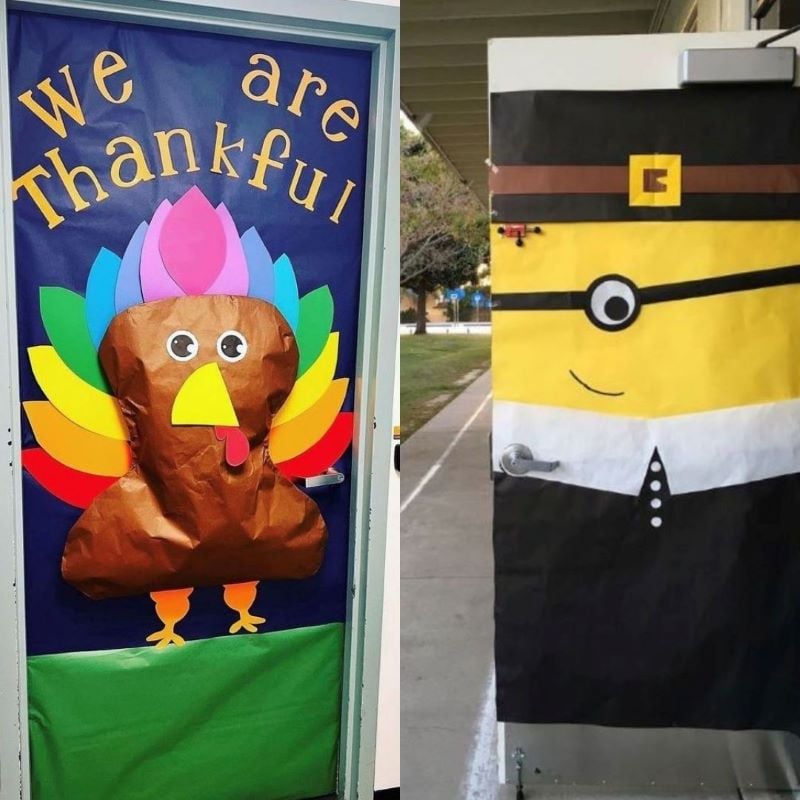 Thanksgiving Classroom Door Decorations
