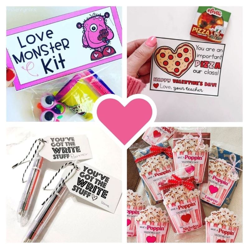 Valentine ideas from teacher to student