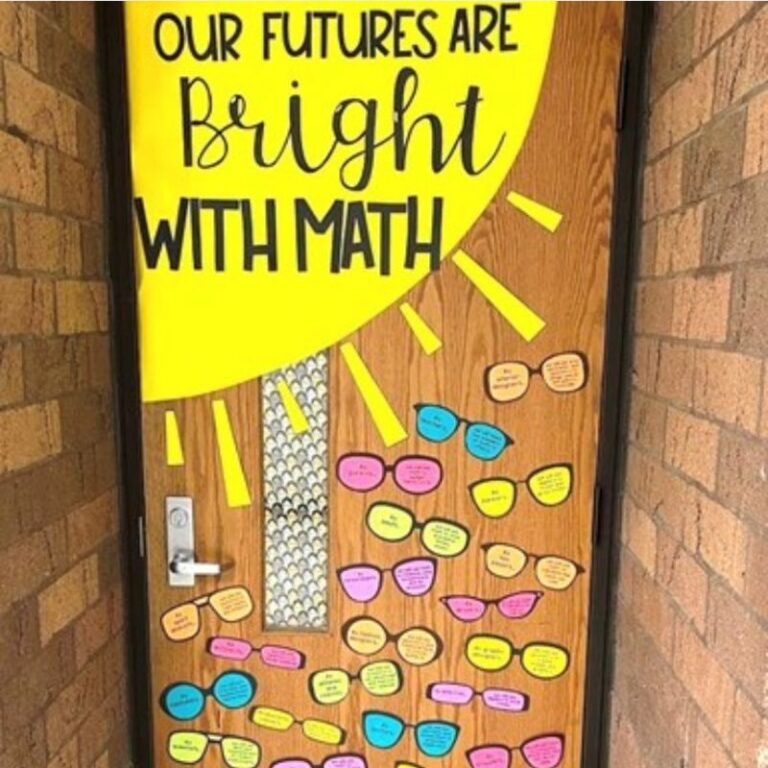 31 Spring Classroom Door Ideas; Cute & Easy Decorations - Chaylor & Mads