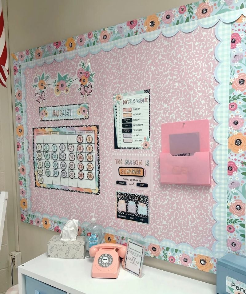 calendar bulletin board