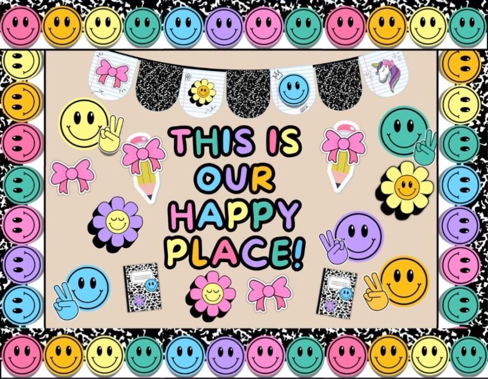 Happy Place Bulletin Board