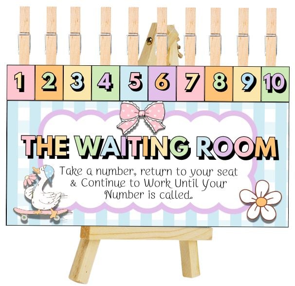 The Waiting Room Teacher Tool