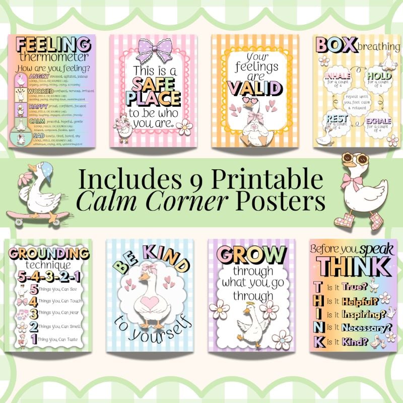Calm Corner Posters