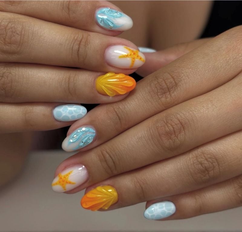 ocean nails