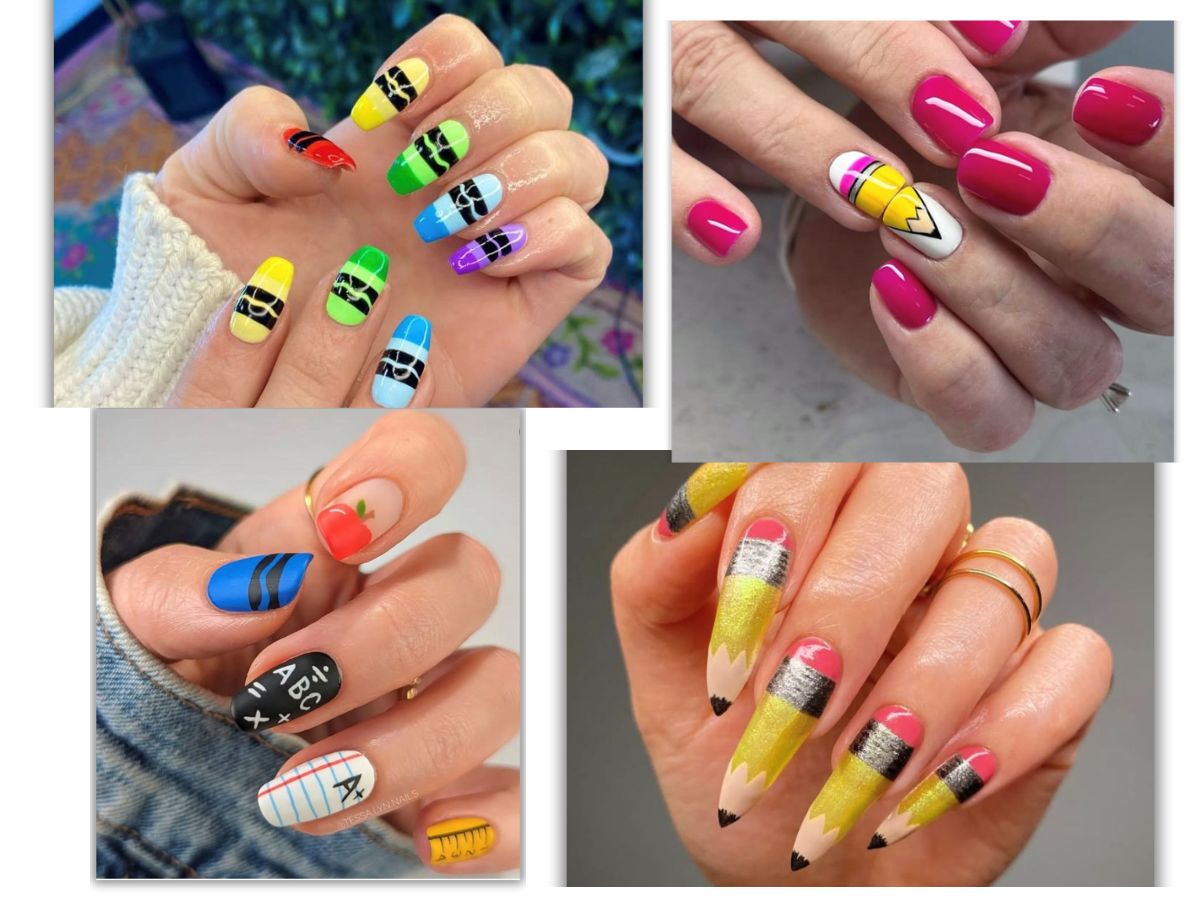back to school nails