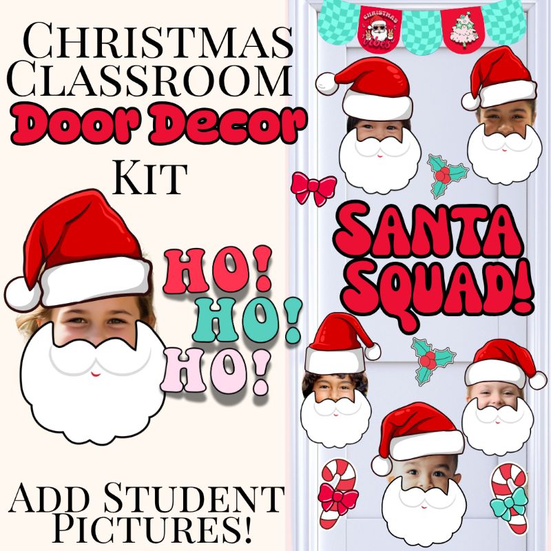 Santa Classroom Door Decor