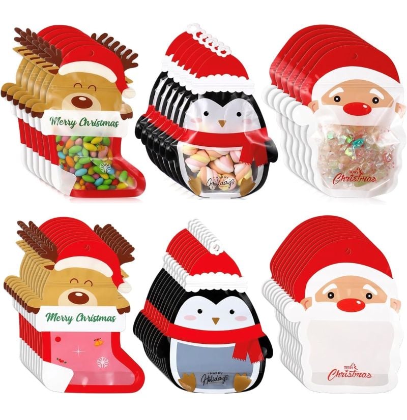 Christmas snack bags