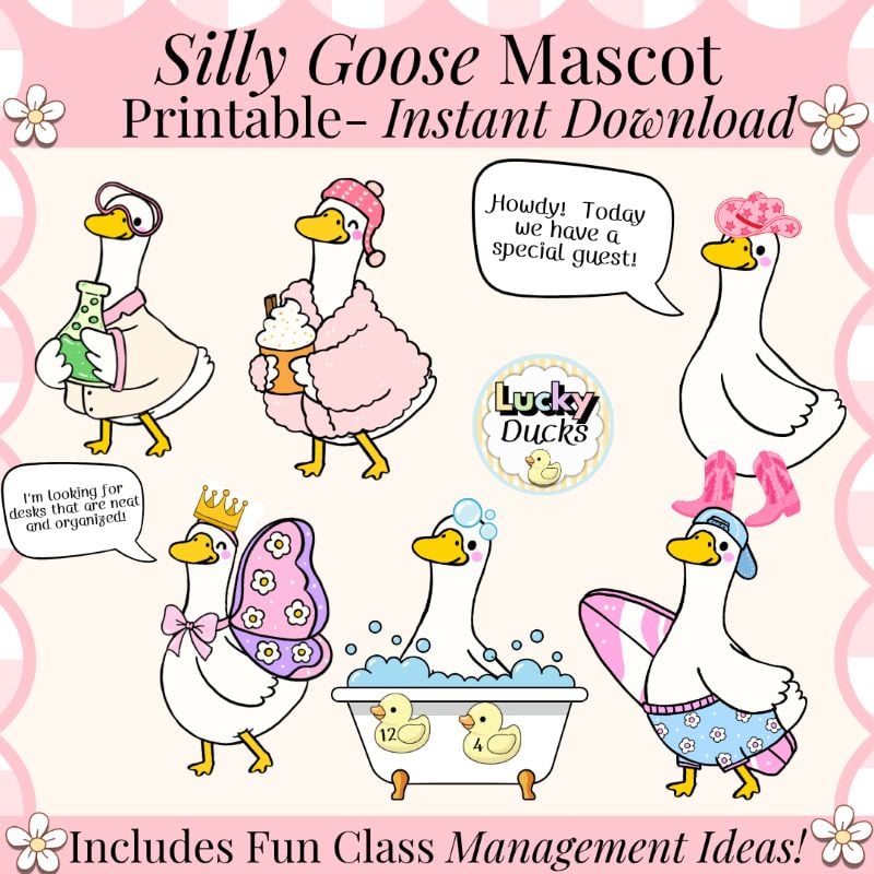 silly goose mascot