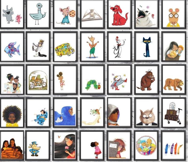 Printable Book Character Posters
