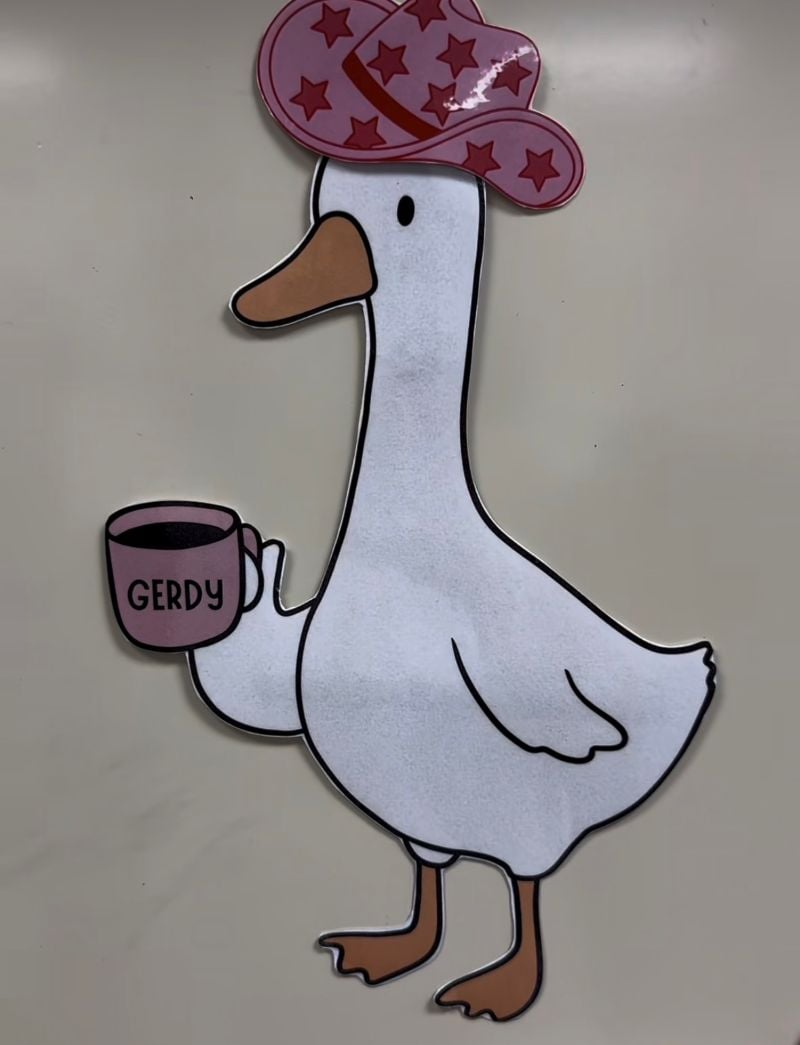 paper classroom goose laminated 