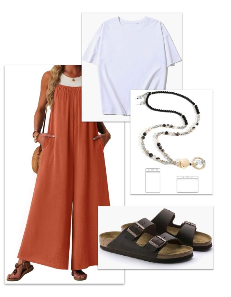 teacher overall outfit idea