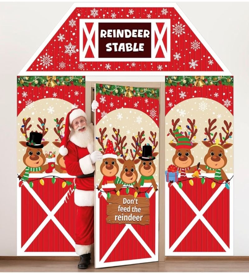easy reindeer classroom door kit